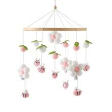 Sonajero de peluche para cuna de bebé, juguete relajante para bebés de 0 a 12 meses, sonajero colgante para cuna, juguete para dormir, sonajero de peluche para recién nacidos, juguete para bebés, campana para cuna. - 01 - Ver 8
