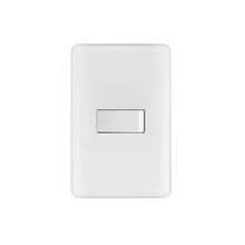 TRUPER KIT 2 PC-Plate Assembled With 1 Single-Pole Switch, Volteck Basic - White - View 2