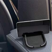 1PC Black Car Dashboard Anti-Slip Mat, Heat Resistant, Non-Slip, Securely Holds Phone And Miscellaneous Items Without Sliding - 1pc Non-slip Phone Stand Mat - View 7