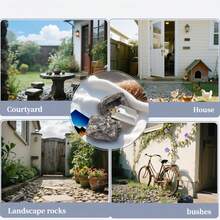 1pc Realistic Outdoor Garden Hidden Key Box, Simulated Stone Decorative Key Storage Box, Suitable For People Who Easily Forget Their Keys - A - View 6