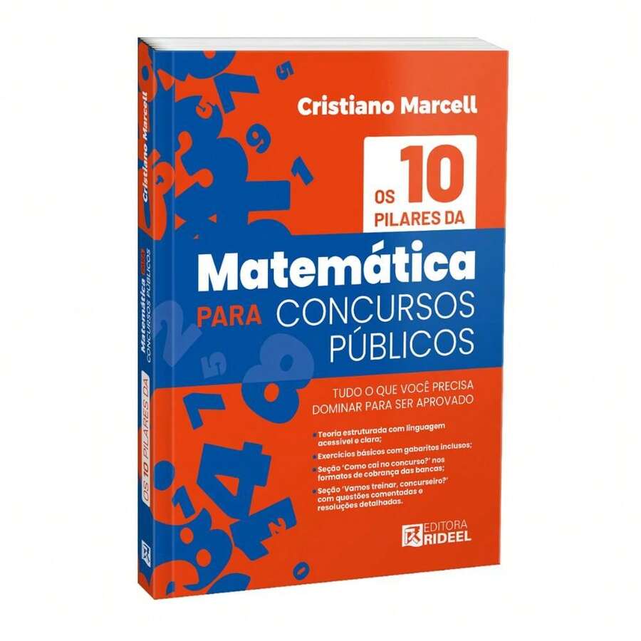 Livro Os 10 Pilares Da Matemática Para Concursos Públicos - Livro único - Visão 1