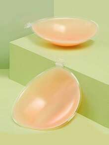 1 Pair Self-Adhesive Breast Lift Pads, Invisible Front-Closure Bra, Strapless And Wire-Free, Lift And Gather Breasts, Suitable For Revealing Outfits, Thin Seamless Design, Corrects Sagging And Nipple Show, Ideal For Daily Wear, Weddings, Beach - Multicolor - View 4