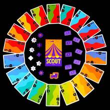 Circus Talent Scout Bilingual English-Chinese Board Game Cards, Multiplayer Party Fun Talent Scout Punishment Cards - Multicolor - View 5