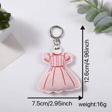 Fresh Style Durian Shaped PU Leather Pendant Bag Charm Fashion Versatile Keychain Fruit Accessory - Multicolor - View 2