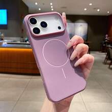 DECOPHONE Sleek Magnetic Phone Case Compatible With Apple 17 Pro Max/17 Pro/17 Air/17, 16 Pro Max/16 Pro/16 Plus/16, 15 Pro Max/15 Pro/15 Plus/15, 14 Series, And 13 Series – Full-Body Shockproof, Lens Protection, Premium Design - Purple - View 1