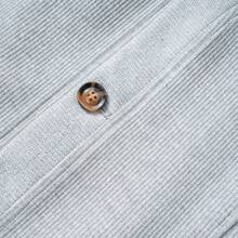 Spring/Autumn Gray V-Neck Single-Breasted Men's Cardigan Sweater, Casual Everyday Versatile Top - Grey - View 9