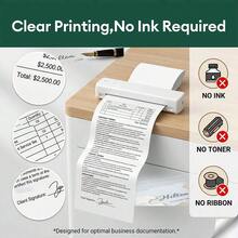 Marklife 100/200 Sheets A4 Thermal Paper, Quick Dry, 210mm Folded Paper, A4 Portable Thermal Printer Paper, Suitable For Office And Home - View 7