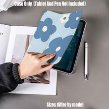 Y-Fold High Transparency Acrylic Tablet Protective Case With Pen Slot. Y-Fold High Transparency Acrylic Model, Tablet Protective Case Features: Y-Shaped Tri-Fold Stand Design, Smart Sleep/Wake, Full Coverage Protection, Skin-Friendly Frame Material, Air Cushion Anti-Drop Frame, Multi-Angle Stand, Transparent Acrylic Back Panel, Built-In Pen Slot, Precise Cutouts, Lightweight And Portable. Compatible With IPad Mini4/5 (7.9 Inch), Mini6/7 (8.3 Inch); Air1/2/3, IPad5/6/8 Generation (9.7 Inch); IPad2019-2021 - Figure 33 - View 3