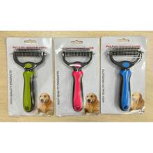 Pet Cleaning Brush Pet Deshedding Brush Dog Comb Deshedding Tool Hair Cleaning Brush - Multicolor - View 11