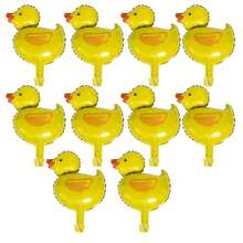Small Yellow Duck Balloon Kids Toy Balloon Mini Yellow Duck Suitable For Children Birthday Party Decoration Holiday Anniversary Celebration Decoration Balloon - Multicolor - View 3