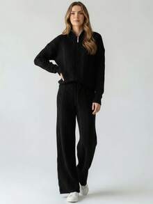 Women Sweater Co-Ords - Negro - Ver 3