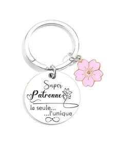 Boss Gift Keychain - Birthday Or Christmas Gift For Boss, Colleague Or Retiree - Personalized Work Gift - Silver - View 2