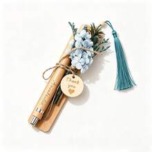 Personalised Wooden Pen Bookmark Set, Engraved Bamboo Pen With Name, Custom Bookmark Gift For Teacher Mum Nurse Mentor, Thank You Gift Box - Multicolor - View 21