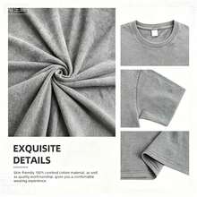 100% Cotton Geographic Inspired Dragonfly Graphic Baby T Shirt For Men And Women |  Exquisite Design |  Loose And Comfortable | Shirts Y2k - 水洗灰色 - 查看 2