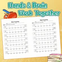 Children's Counting Learning Notebook - Math Patterns And Number Practice Workbook, Enhances Logical Thinking, Focus And Counting Fluency | Suitable For Preschoolers And Elementary Students For Home Or Classroom Early Learning Writing - Early Math Learning Board - View 5