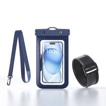 3pcs Detachable Arm Band & Halter Dual-Use Waterproof Phone Pouch, Touchscreen Phone Case For Running, Cycling, Sports, Swimming, Water Play, Arm Bag 8-Level Waterproof Multi-Function - Multicolor - View 12