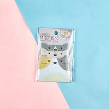 1pc Super Sticky Cartoon Animal Shaped Sticky Notes Cute Set, 3 Books Animal Stacked Combination Student Memo Paper 45 Pages, Kindergarten School Student Boys Girls Home Classroom Writing Drawing Art Note-Taking Multi-Function Universal Writing Notebook Memo Pad Stationery Set Holiday Gift - Multicolor - View 12