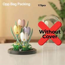 Eternal Flower Bouquet Potted Plant Mini Building Block Model Home Decor Puzzle Children Toy Birthday Christmas Gift - Multicolor - View 9