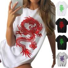 In-Stock Cross-Border2021Spring And Summer New Style Loose Round-Neck Floral Print Short Sleeves T Women's T-Shirts For Dropshipping - 白色 - 查看 2