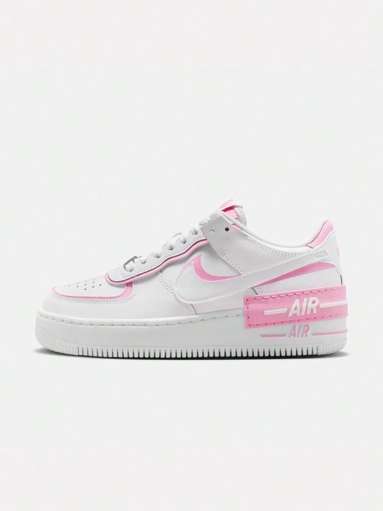 Nike Women's W AF1 SHADOW Low-Top Sports Casual Shoes DZ1847-115 - Baby Pink - View 1