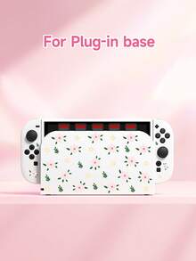 1件裝雛菊花朵與葉子圖案保護殼，相容於Switch2 (2025)/Switch OLED/Switch NS/Switch Lite遊戲主機，附收納袋、卡槽底座，遊戲主機保護殼/保護套，柔軟親膚材質，保護您的設備，送給Switch玩家的完美禮物 - 多色 - 查看 15