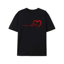 Summer TopsUnisex Funny Essentials Cotton-Shirt Men's Graphic Tees Dad Outfit Basics Top Men Made In USAsoft - Black - View 1
