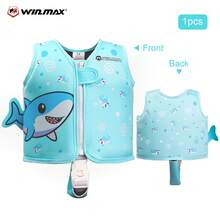 WIN.MAX Children's Buoyancy Vest, Adjustable Buoyancy Jacket, Portable Swimming Aid Equipment, Beginner Water Sports Life Jacket, First Day Of School - Multicolor - View 22