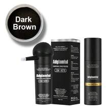 Adglamful 30g Large Capacity Nozzle Hair Fiber Powder With 120ml Styling Lock Spray 2-In-1 Set, Natural Scalp Fit For Thick Hair Volume, Matching Styling Water Strong Hold Anti-Sweat Anti-Fly Powder, Quick Hair Filling And Styling Portable Combo Set - Hair Styling Kit - View 8