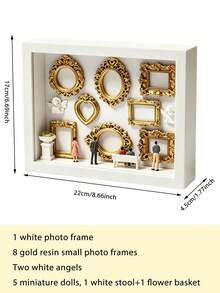 DIY Mini Museum Display Case - Celebrate Your Precious Memories In A Unique Way, With Customizable Photo Display And Miniature Figurine Display Frame Set, Personalized And Unique Decorative Collectible - Multicolor - View 14