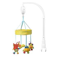 Sonajero colgante para cuna de bebé, soporte giratorio con clip para cama, juguete colgante para cochecito, accesorio para cuna. - BLANCO - Ver 3