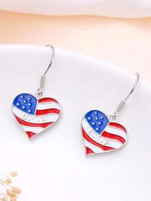 1 Pair Romantic Earrings For Women, Wedding Engagement Party Jewelry, Valentine's Day Gift - 1# - View 7