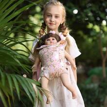 GAGAGKU Cargador para Muñecas Cargador de Muñeca Renacido Juguete para Niños Cargador-Rosa-Jardín de Conejos - 6_pink conejo garden - Ver 3