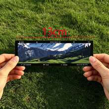 1pc Landscape Pattern Bookmark, Beautiful Romantic Art Retro Acrylic Starry Sky Wave Pattern Film Bookmark, Suitable For Reading Enthusiasts, Colleagues, Friends, And Family, Ideal Gift For Back To School Season And Halloween - A - View 2