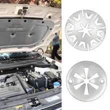 90-PCS Auto Heat Shield Clips Car Exhaust Metal Locking Star Washers Fixing UK - A - View 9