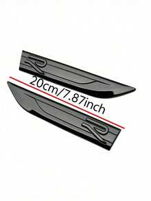 2pcs R-Blade Leaf Emblem Sticker For Golf 7 8 GOLF GTI Decoration Side Emblem Decal - A - View 2