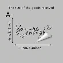 1/3pcs "Never Give Up, Big Things Take Time" Inspirational Mirror Sticker, Electrostatic Adhesion, Suitable For Home, Car Window Decoration, Bathroom Vanity Mirror Decorative Sticker - Mirror Sticker - View 13