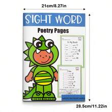 Common Words Sentence Fill-In-The-Blanks Workbook - Fun And Educational Fill-In-The-Blanks Reading Practice To Help Kindergarten And First Grade Children Learn High-Frequency Words - Early Learning - View 4