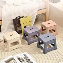 1 Set Ultra-Lightweight Foldable Mini Chair - Adjustable Height, Suitable For Home, Kitchen, Bathroom, Travel, Fishing - Non-Slip Pool, Fishing And Outdoor Activities - Non-Slip Design, Easy To Store, Space-Saving, Compact Storage - Multicolor - View 5