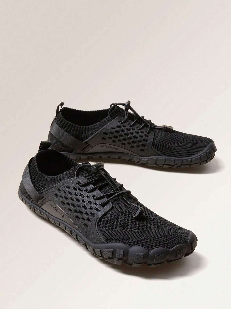 Men's Barefoot Water Shoes - Ultra-Lightweight Athletic Sports Shoes For Swimming, Surfing, Hiking, Diving, Fishing & Outdoor Walking - 黑色 - 查看 1