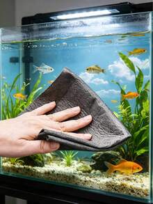 1pc Mini Magnetic Bathtub Cleaner, Small, Easy To Store, Fast Algae Removal Aquarium Cleaning Tool - Aquarium Supplies, Ergonomic Design, Strong Adsorption, Essential Aquarium Cleaning Tool, Convenient To Use, Random Color - View 9