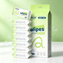 Portable Travel Pure Water Wet Wipes, Mini Cleaning Wet Wipes. - Multicolor - View 4