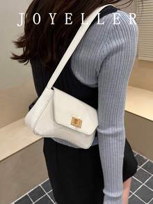 優雅洗鍊多功能女款通勤包,2026新款單肩手提包 - 白色 - 查看 4