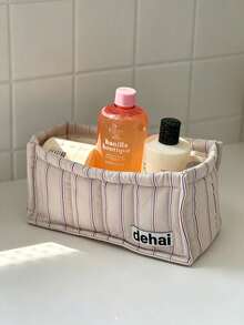 Keranjang Penyimpanan Multifungsi Ins Style, Cocok untuk Mengatur Berbagai Barang, Meja Kantor, Perlengkapan Sekolah, Kamar Asrama, Aksesoris Kamar Mandi, Merapikan Kamar Tidur, Kosmetik, Camilan, dan Perlengkapan Mandi, Hadiah Sempurna untuk Teman dan Keluarga - MultiWarna - View 13