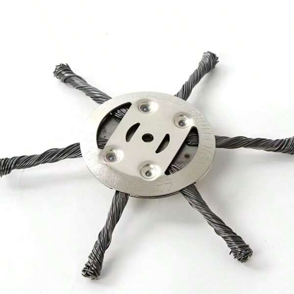 Lawn Mower Steel Wire Multi-Functional Grass Trimmer Head Weeding Disc Rust Remover Garden Accessory