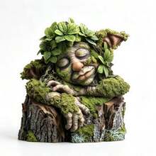 2D Flat Acrylic Charming Garden Fairy Elf Tree Stump Design, Perfect For Outdoor Garden Or Yard Decorative Art, Outdoor Garden Stake, Ground Insert, Ornament - Multiple Styles - View 6