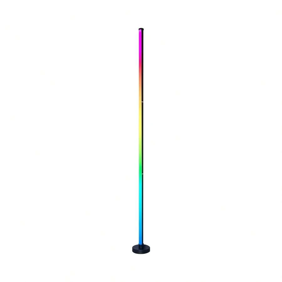 Lámpara de pie LED, modos multicolor, detección infrarroja - Lámpara de pie estilo asiático alimentada por USB, pantalla de plástico, adecuada para decoración de sala de juegos, regalos festivos, iluminación ambiental alimentada por batería - Unitalla - Ver 1