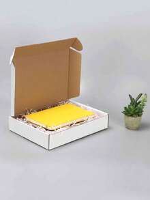 8pcs - Sturdy White Corrugated Cardboard Boxes, Perfect For Small Businesses, E-Commerce, Shipping And Packaging | Gift And Storage Boxes, Corrugated Gift Boxes For Shipping And Packaging, Small Mailing Boxes, White Mailing Boxes, Flat Corrugated Cardboard, Document Mailing Boxes, Jewelry Packaging - Multiple Styles - View 9