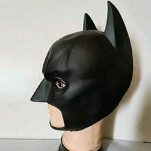 1pc Full Face Latex Mask, Soft & Breathable Bat Mask, Halloween Party Costume Accessory, Unisex, Suitable For Holiday Party Props, Festival Dress-Up Props - Multicolor - View 8