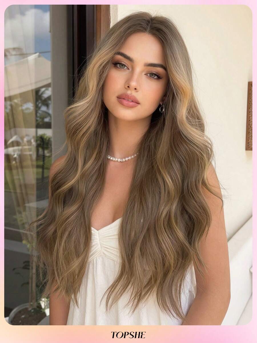 [Velvet Locks]Peluca Lolita Negra para Mujeres, Peluca Larga con Ondas Corporales, Peluca Sintética Resistente al Calor, Peluca Rizada de 28 Pulgadas/70cm con Flequillo, Peluca de Cosplay para Uso Diario y Fiestas