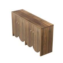 Sideboard Brown Made Of Wood For Dining Room And Living Room - 棕色 - 查看 8